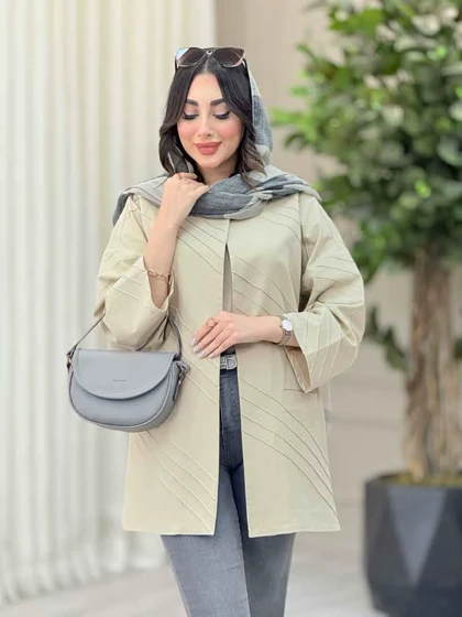 مانتو برش‌دار بغل چاک