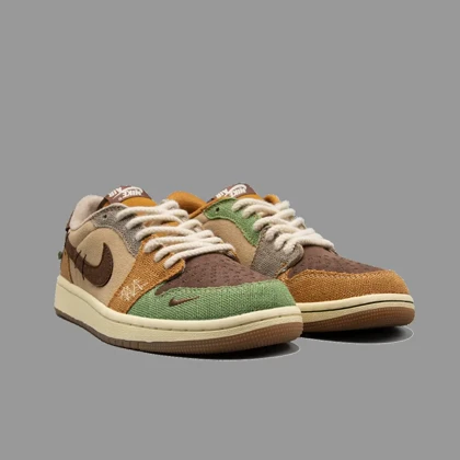 نایکی جردن 1 ساق کوتاه وودو Nike Jordan 1 Retro Low OG Voodoo