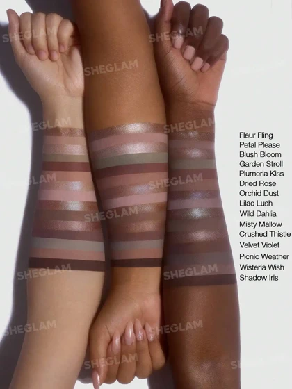 پالت سایه چشم شیگلم مدل Orchid Hour حجم 15 رنگ