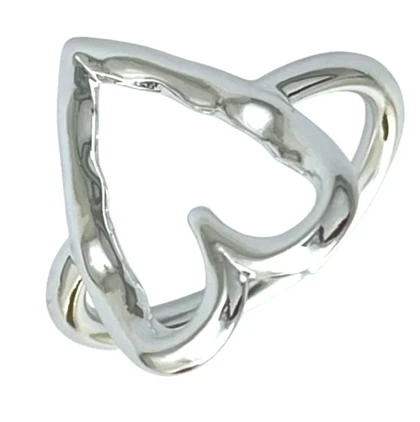 انگشتر زنانه طرح قلب مینیمال