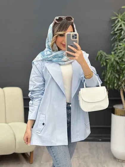 مانتو لینن سر شانه ژیله