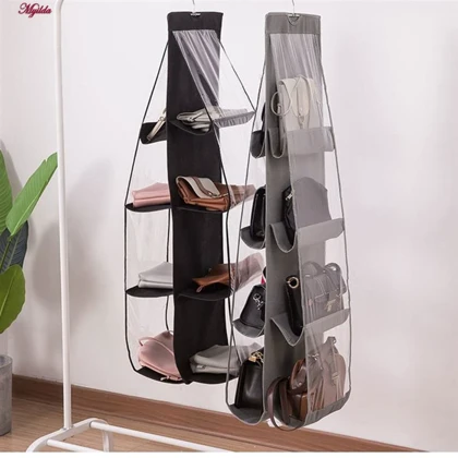 نظم دهنده کیف و کفش مای هوم مدل 8 جیب بسته 2 عددی