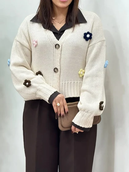 بافت جلو دکمه ترک نازگل