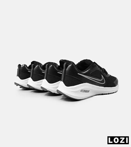کفش کتانی بزرگ پا مشکی سفید نایک NIKE PEGASUS V10
