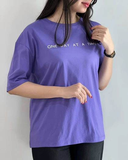 تیشرت نخ و پنبه لانگ کد 3980