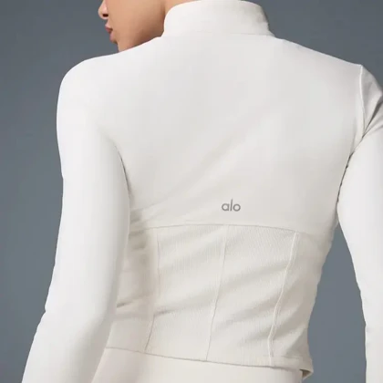 سویشرت الویوگا Aloyoga مدل Airbrush Corset Full Zip