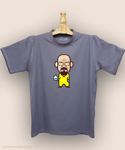 تیشرت مردانه و زنانه طرح بریکینگ بد شخصیت والتر وایت کد 884