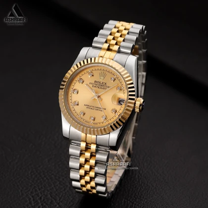 ساعت رولکس صفحه طلایی Rolex Datejust 10