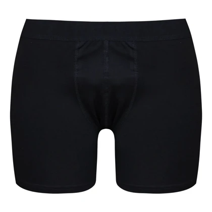 شورت مردانه یوکی مدل پادار نخی کد 4882 رنگ مشکی