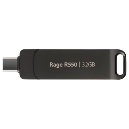 فلش مموری دو طرفه پاتریوت Patriot مدل Rage R550 ظرفیت 32 گیگابایت