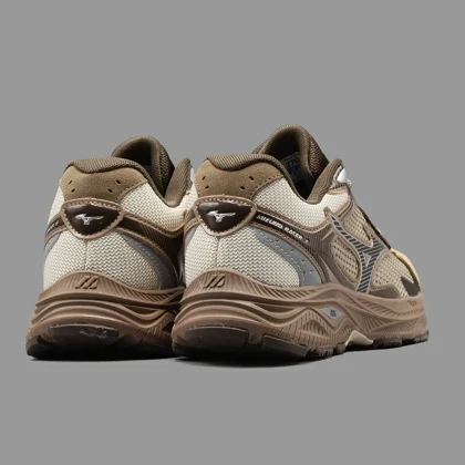 میزانو ریسر اس قهوه ای بژ Mizuno Racer S Beige Brown