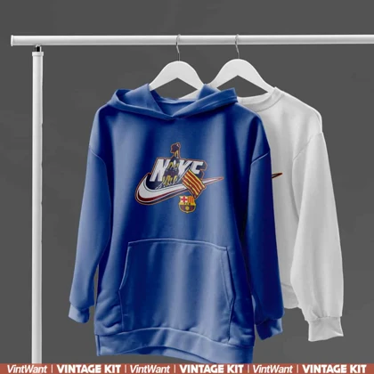 هودی با طرح بارسلونا NIKE