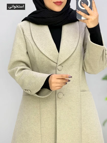 پالتو 2جیب فوتر تابنده کد 227817