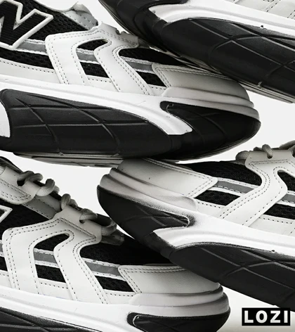 کفش کتانی مردانه و زنانه سفید مشکی NEW BALANCE smith xvision v2