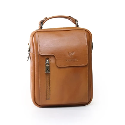 کیف دوشی چرم طبیعی چرمسال مدل 846
