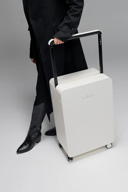 چمدان سایز بزرگ رزمری مدل Rose Merry RL-601-2p-Large_white