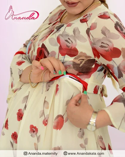 پیراهن بارداری حریر آنیل