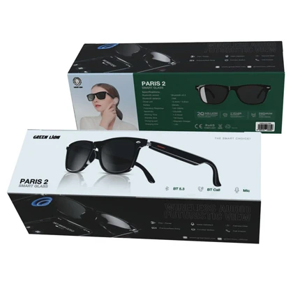عینک آفتابی هوشمند بلوتوث گرین لاین مدل Green Lion Paris 2 Smart Glass
