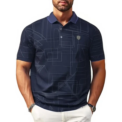 پولوشرت جودون چاپی مردانه ماهور تکنیک مدل TS165