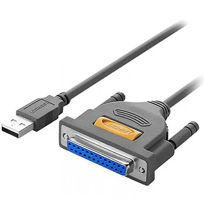 کابل USB به پارالل 25 پین پرینتر یوگرین مدل 20224-US167 طول 2 متر