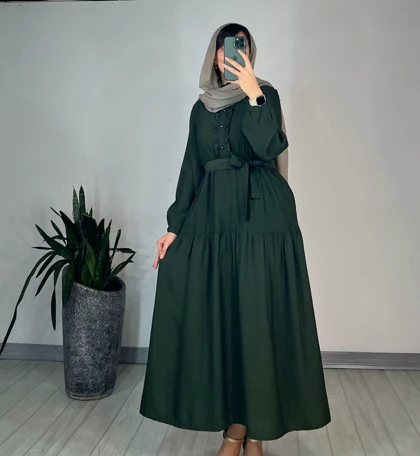 پیراهن مانتویی الین