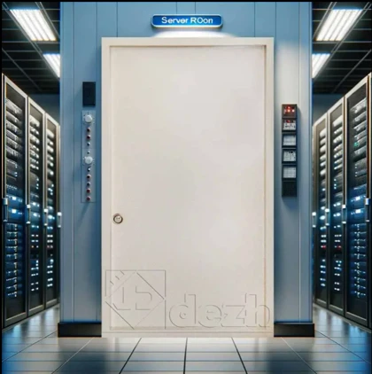 درب اتاق سرور با عایق داخلی پشم سنگ مدل DZ-185