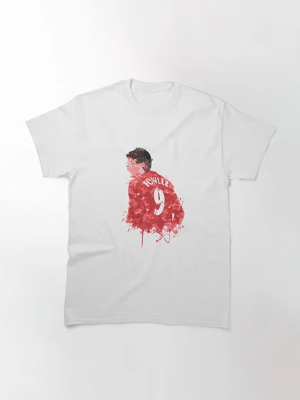 تیشرت ورزشی لیورپول | تیشرت Liverpool F.C طرح Robbie Fowler Liverpool Legend Art کد 147184