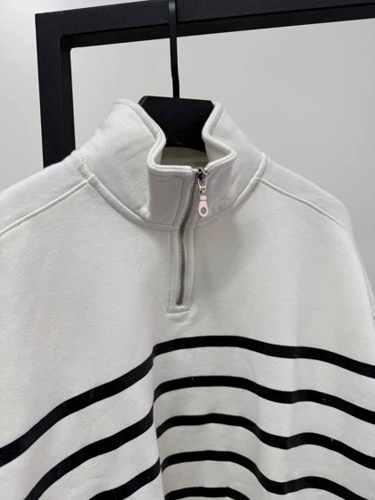 نیم زیپ راه راه برند BERSHKA