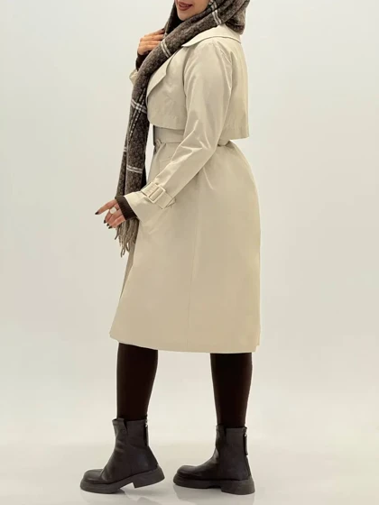 3985-بارانی بلند کارول