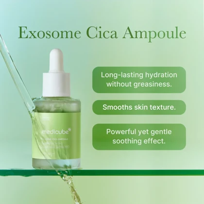 سرم تسکین دهنده مدیکیوب مدل Exosome Cica حجم 30ml