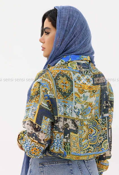 بامبر شیشه ای طرح دار کد1006094