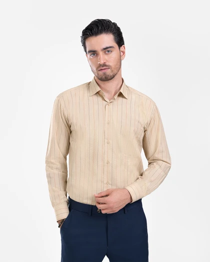 ام کی کالکشن پیراهن آستین بلند mk-26370-camel