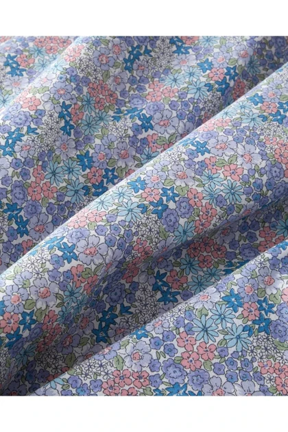 سرویس روتختی دو نفره پنبه‌ای English Home مدل Bloss Mist - یاسی