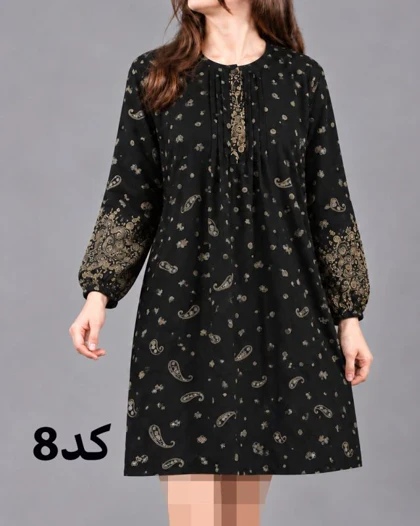 تونیک زنانه طرح اندونزی سایزبزرگ 7630