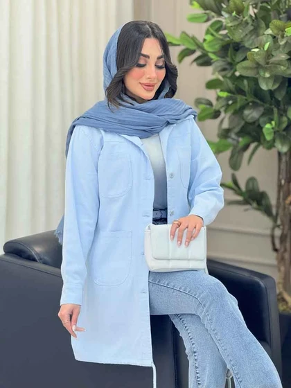 مانتو پایین بند چهار جیب