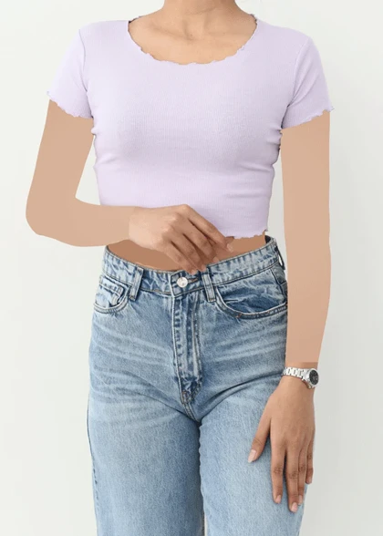 تیشرت کراپ عروسکی زارا