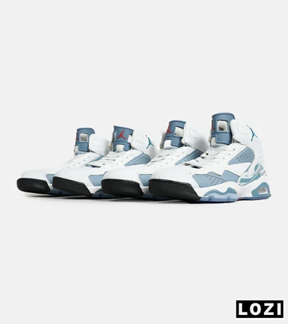 کفش کتانی ساق‌دار مردانه سفید فیلی Nike air jordan 6 مدل 5930