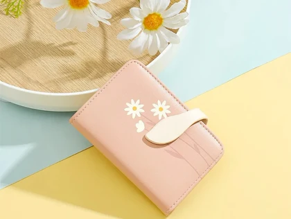 کیف کارت زنانه و دخترانه کوچک گل‌دار TAOMICMIC Y8896 wallet women