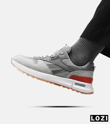 کفش کتانی طوسی قرمز REEBOK Unphased Pro مدل 4612