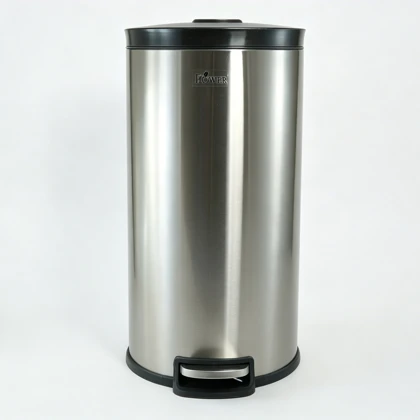 سطل 30 لیتری استیل آرام بنددار A594