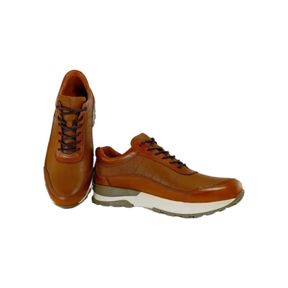 اسپرت بندی مردانه چرم طبیعی تچر مدل کوروش رنگ مشکی