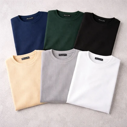 بلوز مردانه آستین بلند طوسی مدل Atra