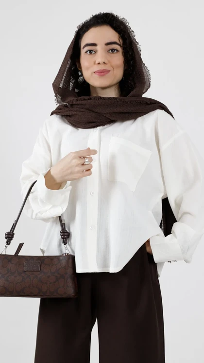 شومیز کادنزا پشت بند دار