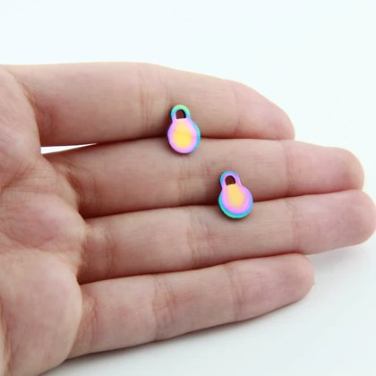 گوشواره دخترانه مدل قفل