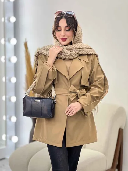 بارانی کمر پاگن ژیله دار
