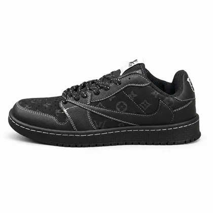 کفش کتانی مردانه مدل نایکی ترویس مشکی طرح دار Nike travis