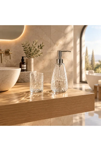 سرویس حمام English Home مدل Sasha - نقره‌ای