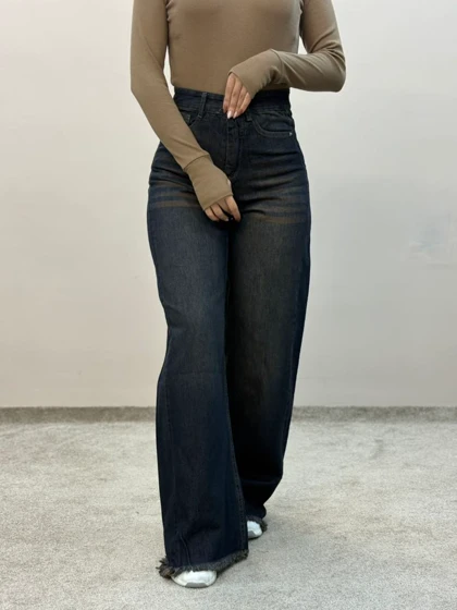 شلوار جین شافل تینت دمپا ریش 6258