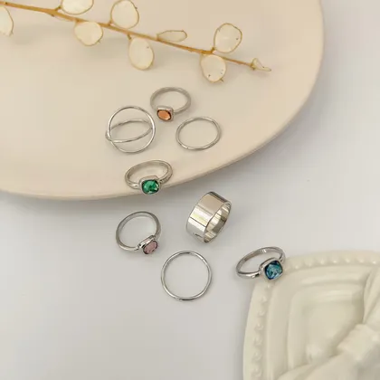 انگشترپکی رینگ و نگین ring pack