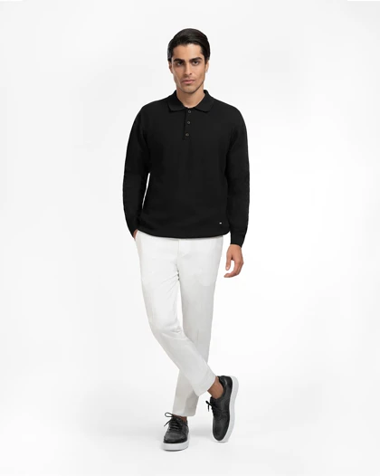 پلیور بافت مردانه سه دکمه کد M0903